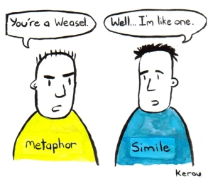 metaphor vs simile